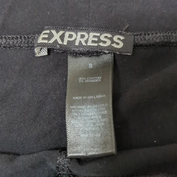 Express Peek-A-Boo Cutout Leggings, Color Black Size S - Picture 15 of 15